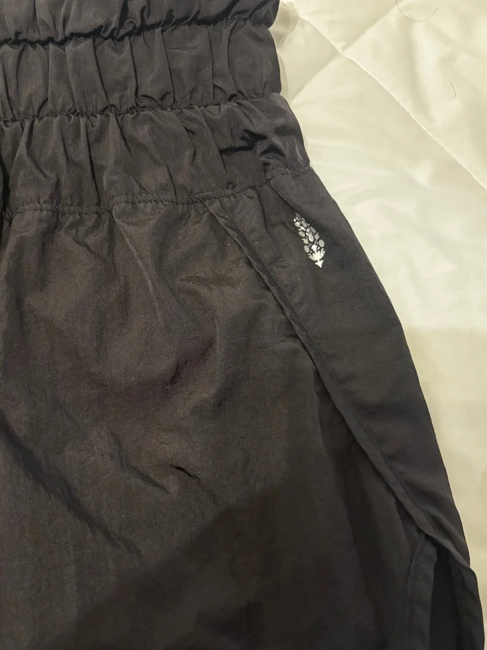 Free People, FP Movement Get Your Flirt on high waist shorts with liner, L
